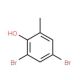 2,4-Dibromo-6-methylphenol (CAS 609-22-3) - chemical structure image