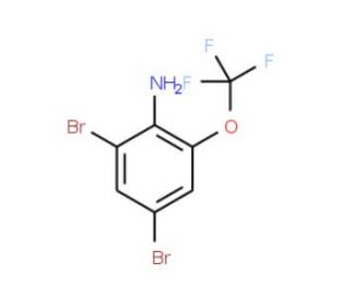 2,4-Dibromo-6-(trifluoromethoxy)aniline - chemical structure image