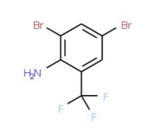 2,4-Dibromo-6-(trifluoromethyl)aniline (CAS 71757-14-7) - chemical structure image