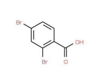 2,4-Dibromobenzoic acid (CAS 611-00-7) - chemical structure image