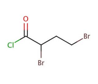 2,4-Dibromobutyryl chloride (CAS 82820-87-9) - chemical structure image