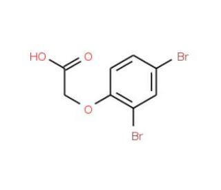 2,4-Dibromophenoxyacetic acid (CAS 10129-78-9) - chemical structure image