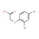 2,4-Dibromophenoxyacetic acid (CAS 10129-78-9) - chemical structure image