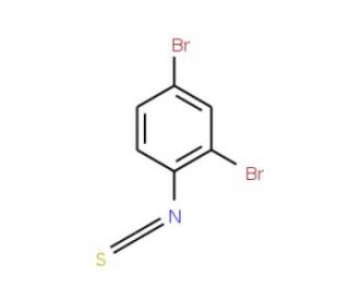 2,4-Dibromophenyl isothiocyanate (CAS 13037-63-3) - chemical structure image