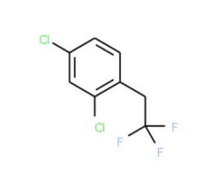 2,4-Dichloro-1-(2,2,2-trifluoroethyl)-benzene - chemical structure image