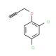 2,4-Dichloro-1-(2-propynyloxy)benzene (CAS 17061-90-4) - chemical structure image