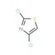 2,4-dichloro-1,3-thiazole (CAS 4175-76-2) - chemical structure image