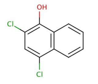 2,4-Dichloro-1-naphthol (CAS 2050-76-2) - chemical structure image