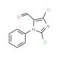 2,4-dichloro-1-phenyl-1H-imidazole-5-carbaldehyde - chemical structure image