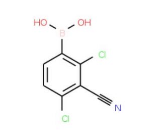 2,4-Dichloro-3-cyanophenylboronic acid (CAS 957120-87-5) - chemical structure image