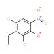 2,4-Dichloro-3-ethyl-6-nitrophenol (CAS 99817-36-4) - chemical structure image