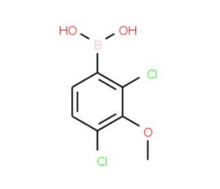 2,4-Dichloro-3-methoxyphenylboronic acid (CAS 944128-90-9) - chemical structure image