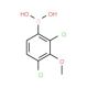 2,4-Dichloro-3-methoxyphenylboronic acid (CAS 944128-90-9) - chemical structure image