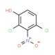 2,4-Dichloro-3-nitrophenol (CAS 38902-87-3) - chemical structure image