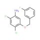 2,4-Dichloro-5-[(3-fluorobenzyl)oxy]aniline - chemical structure image