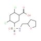 2,4-Dichloro-5-[(furan-2-ylmethyl)-sulfamoyl]-benzoic acid - chemical structure image