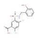 2,4-Dichloro-5-(2-methoxy-benzylsulfamoyl)-benzoic acid - chemical structure image