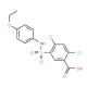 2,4-Dichloro-5-(4-ethoxy-phenylsulfamoyl)-benzoic acid - chemical structure image