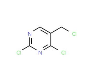 2,4-Dichloro-5-(chloromethyl)pyrimidine (CAS 7627-38-5) - chemical structure image