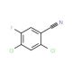 2,4-Dichloro-5-fluorobenzonitrile (CAS 128593-93-1) - chemical structure image