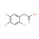 2,4-Dichloro-5-fluorophenylacetic acid - chemical structure image