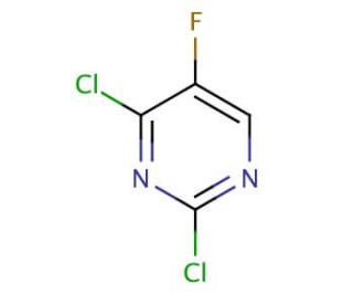 2.4-Dichloro-5-fluoropyrimidine (CAS 2927-71-1) - chemical structure image