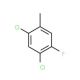 2,4-Dichloro-5-fluorotoluene - chemical structure image