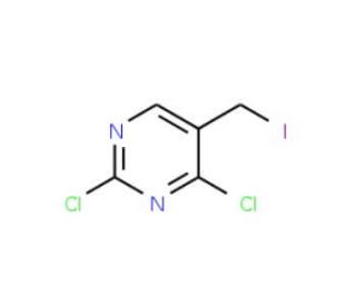 2,4-Dichloro-5-(iodomethyl)pyrimidine (CAS 7627-44-3) - chemical structure image