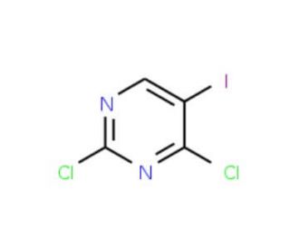 2,4-Dichloro-5-iodopyrimidine (CAS 13544-44-0) - chemical structure image