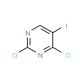 2,4-Dichloro-5-iodopyrimidine (CAS 13544-44-0) - chemical structure image