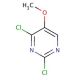 2,4-Dichloro-5-methoxypyrimidine (CAS 19646-07-2) - chemical structure image
