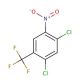 2,4-Dichloro-5-nitrobenzotrifluoride (CAS 400-70-4) - chemical structure image