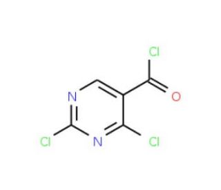 2,4-Dichloro-5-pyrimidinecarbonyl chloride (CAS 2972-52-3) - chemical structure image