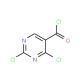 2,4-Dichloro-5-pyrimidinecarbonyl chloride (CAS 2972-52-3) - chemical structure image
