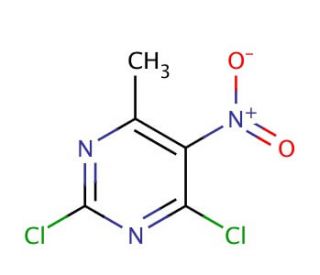 2,4-Dichloro-6-methyl-5-nitropyrimidine (CAS 13162-26-0) - chemical structure image