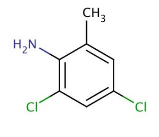2,4-Dichloro-6-methylaniline (CAS 30273-00-8) - chemical structure image
