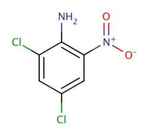 2,4-Dichloro-6-nitroaniline (CAS 2683-43-4) - chemical structure image