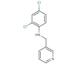 2,4-dichloro-N-(pyridin-3-ylmethyl)aniline - chemical structure image