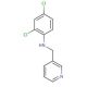 2,4-dichloro-N-(pyridin-3-ylmethyl)aniline - chemical structure image