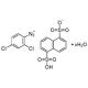 2,4-Dichlorobenzenediazonium 1,5-naphthalenedisulfonate (CAS 123333-91-5) - chemical structure image
