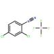 2,4-Dichlorobenzenediazonium tetrafluoroborate (CAS 21872-70-8) - chemical structure image