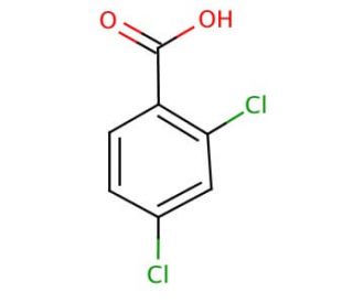 2,4-Dichlorobenzoic acid (CAS 50-84-0) - chemical structure image