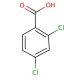 2,4-Dichlorobenzoic acid (CAS 50-84-0) - chemical structure image