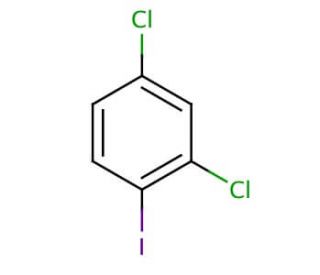 2,4-Dichloroiodobenzene (CAS 29898-32-6) - chemical structure image