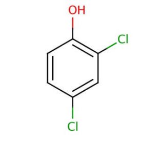 2,4-Dichlorophenol (CAS 120-83-2) - chemical structure image