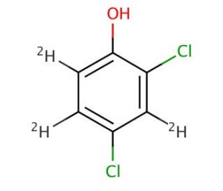2,4-Dichlorophenol-3,5,6-d3 (CAS 93951-74-7) - chemical structure image