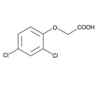 2,4-Dichlorophenoxy Acetic Acid (CAS 94-75-7) - chemical structure image