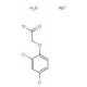 (2,4-Dichlorophenoxy)acetic acid sodium salt monohydrate (CAS 7084-86-8) - chemical structure image