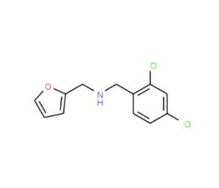 (2,4-Dichlorophenyl)-N-(2-furylmethyl)methanamine - chemical structure image