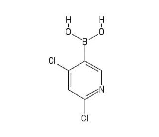 2,4-Dichloropyridine-5-boronic acid (CAS 1072952-26-1) - chemical structure image